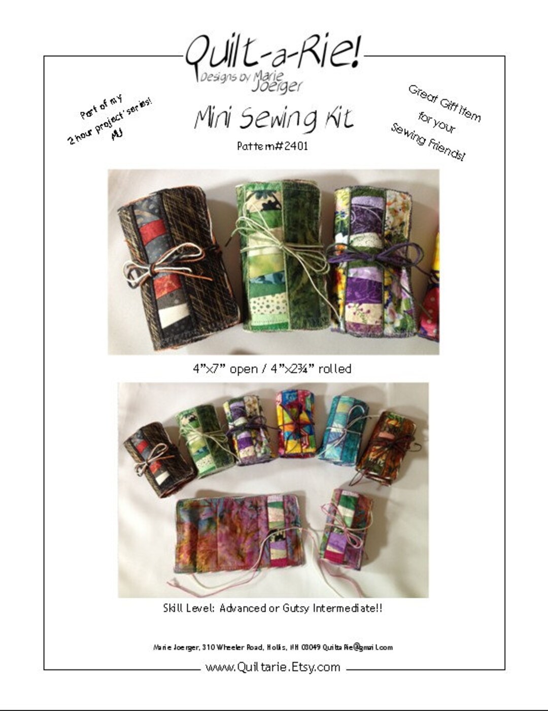 Sewing Kit Sewing Pattern and Fabric Kit Everything You Need to
