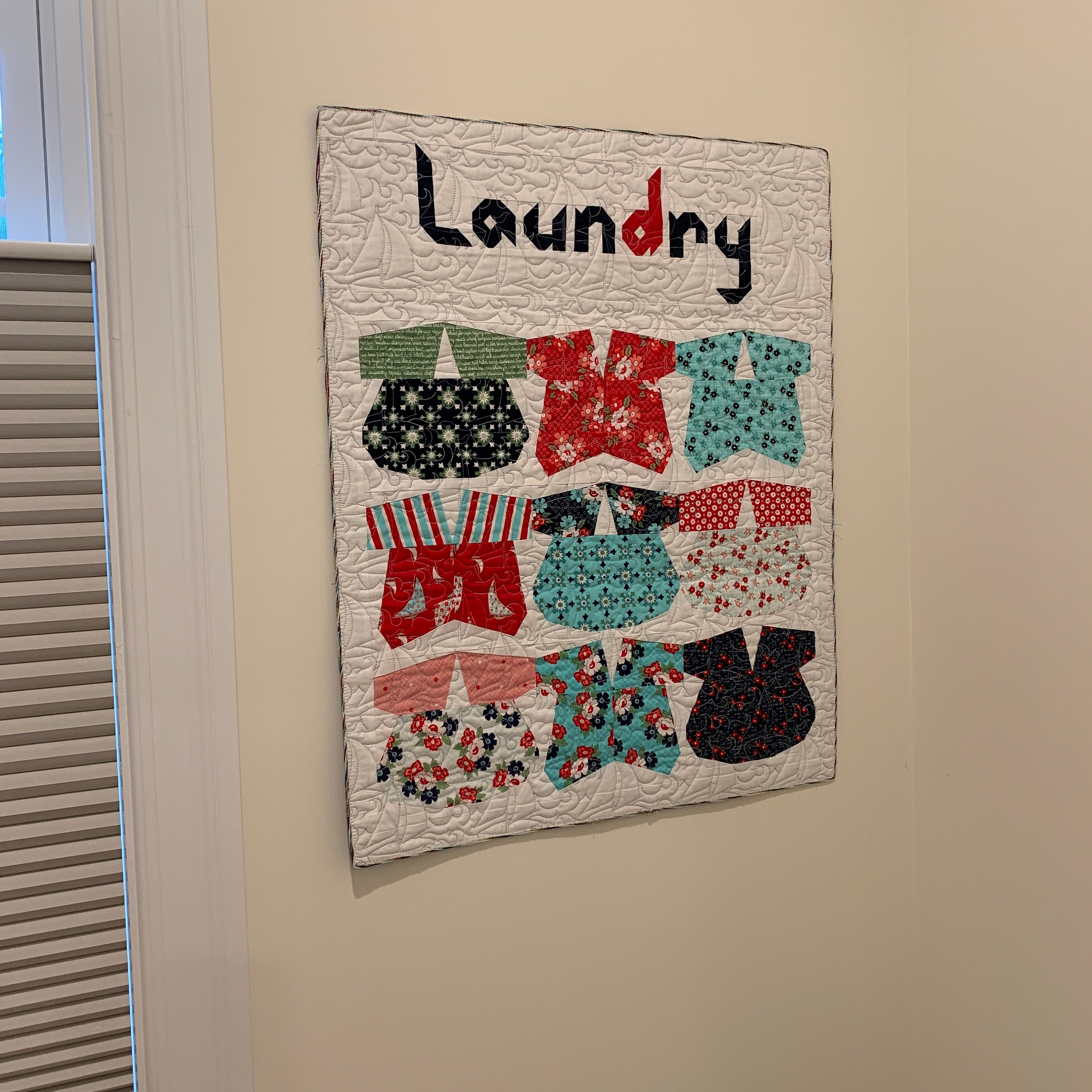 Laundry Quilt Pattern PDF Paper Pieced Etsy Australia