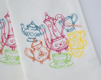 pretty tea towels etsy