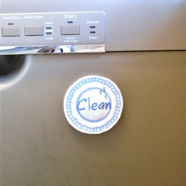 Clean Dirty Dishwasher Magnet - Etsy