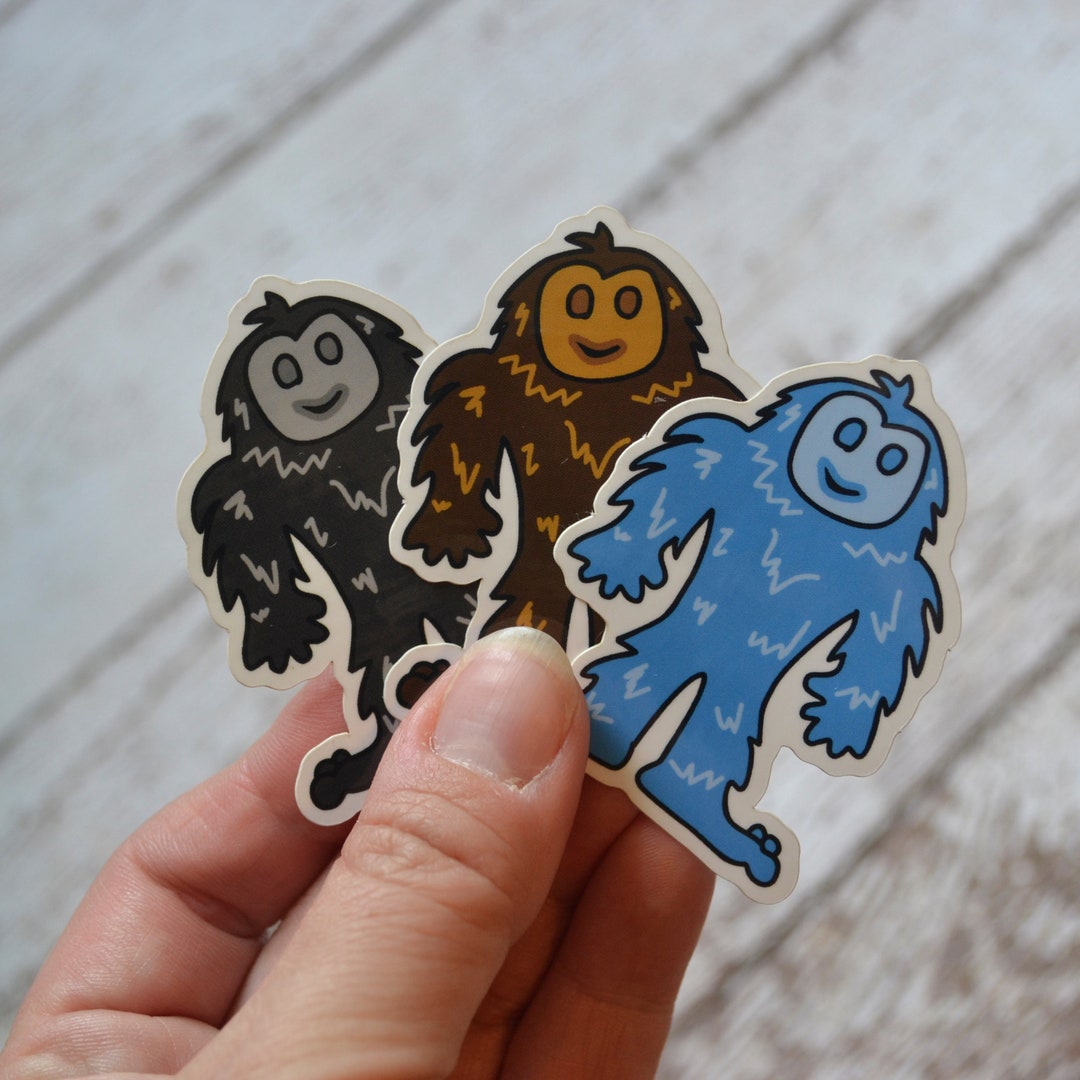 Squatchlet Sticker NEW! Ready to Ship - 'bigfoot' Vinyl Sticker - 3.4