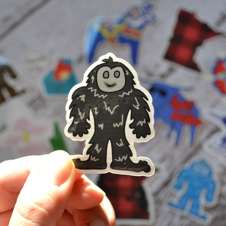 Squatchlet Sticker NEW! Ready to Ship - 'bigfoot' Vinyl Sticker - 3.4