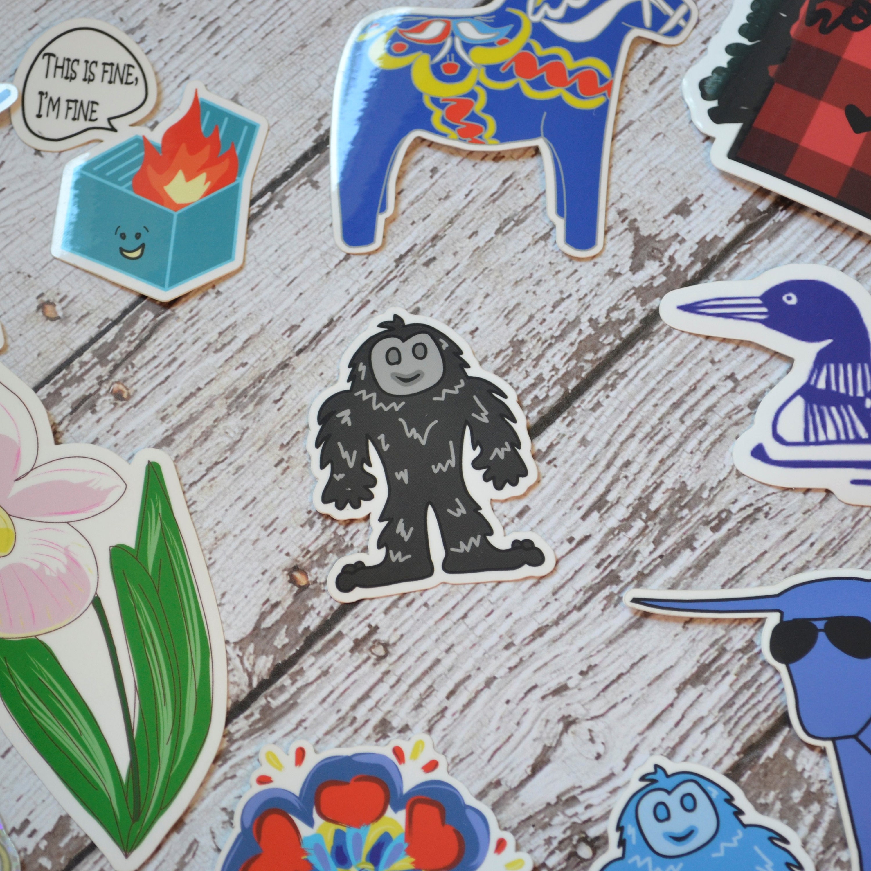 Squatchlet Sticker NEW! Ready to Ship - 'bigfoot' Vinyl Sticker - 3.4