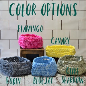 Cestas de anidación de ganchillo hechas a mano teñidas 100% | Etsy