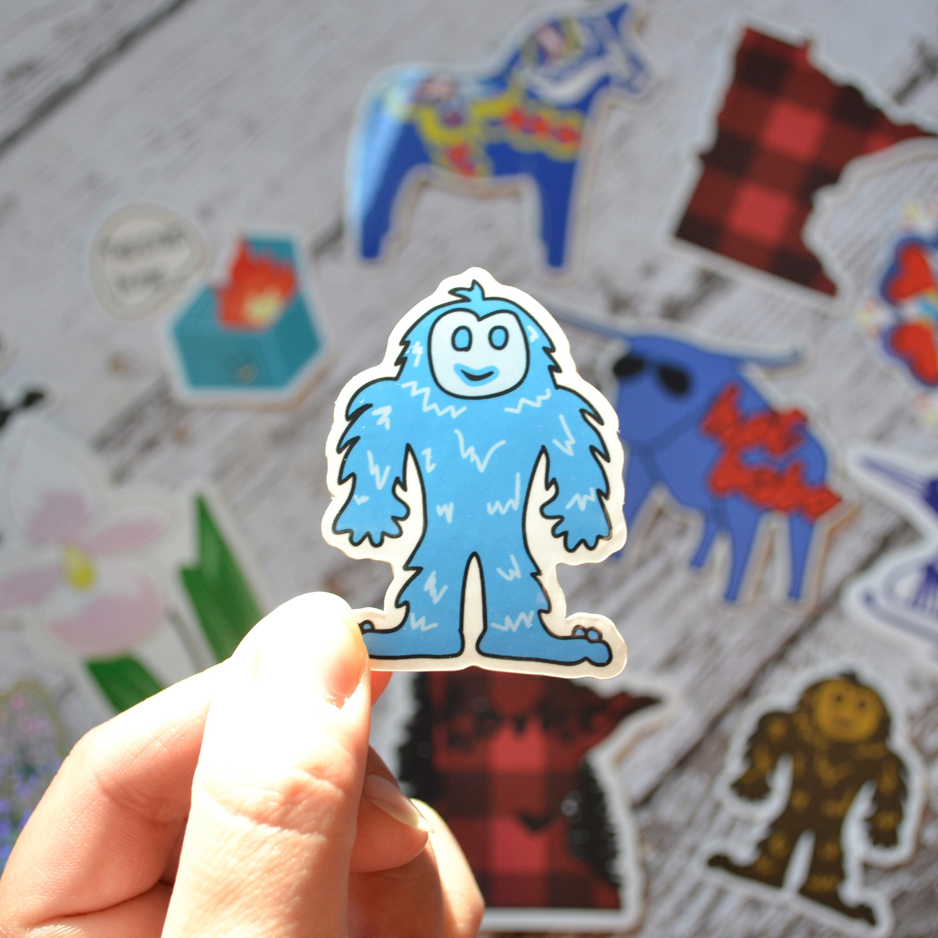 Squatchlet Sticker NEW! Ready to Ship - 'bigfoot' Vinyl Sticker - 3.4