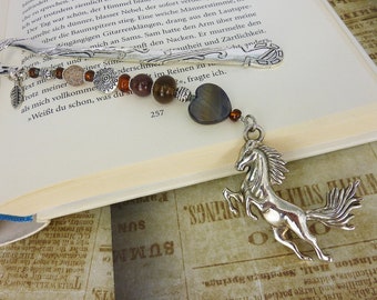 Horse bookmark / metal bookmark / horse gift / gift for riders / gift for girls / girls birthday / advent calendar girl / gift for reader