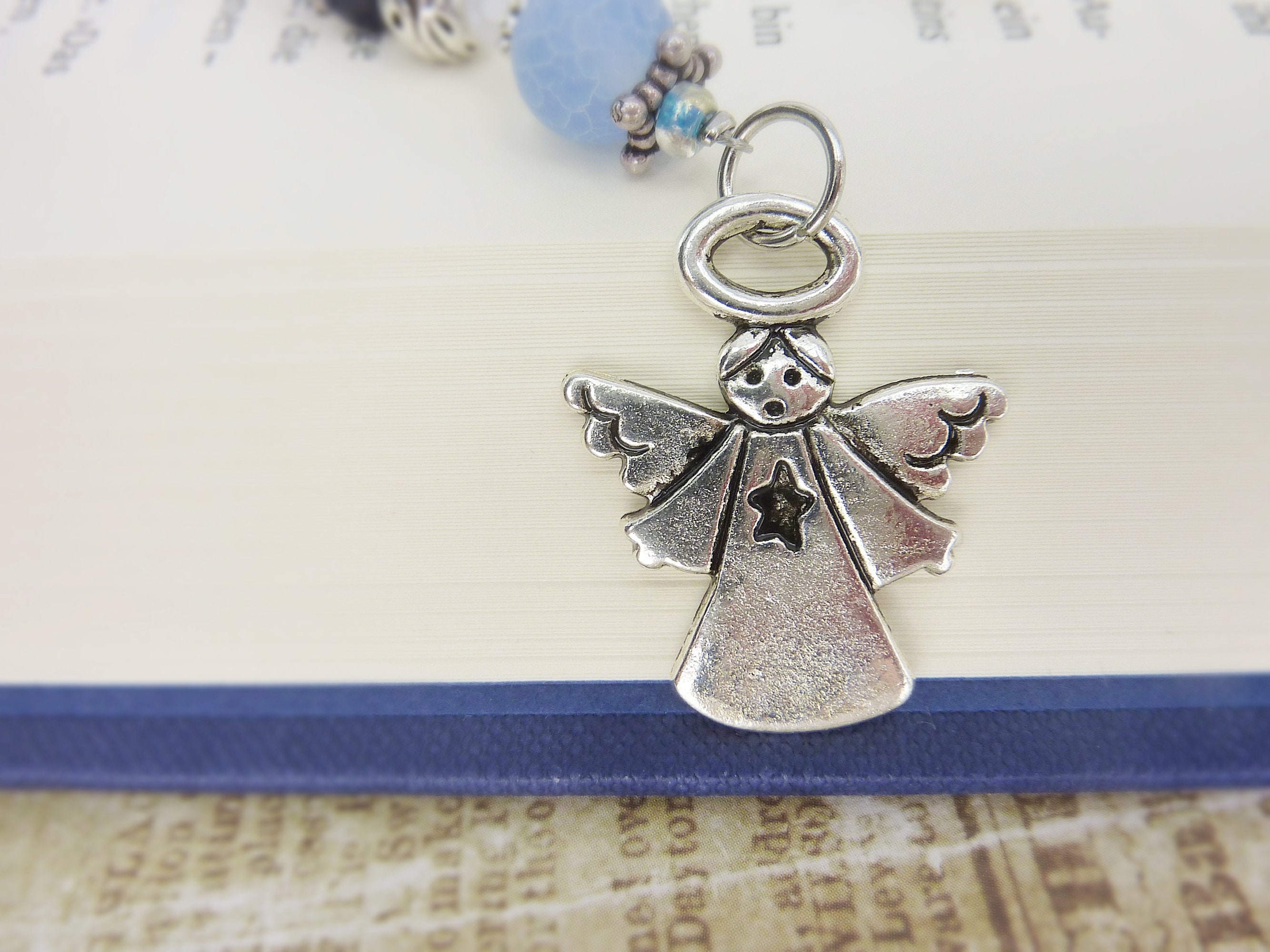 Guardian Bookmark *Little Angel* , gift for First Communion, Confirmation or as a lucky charm