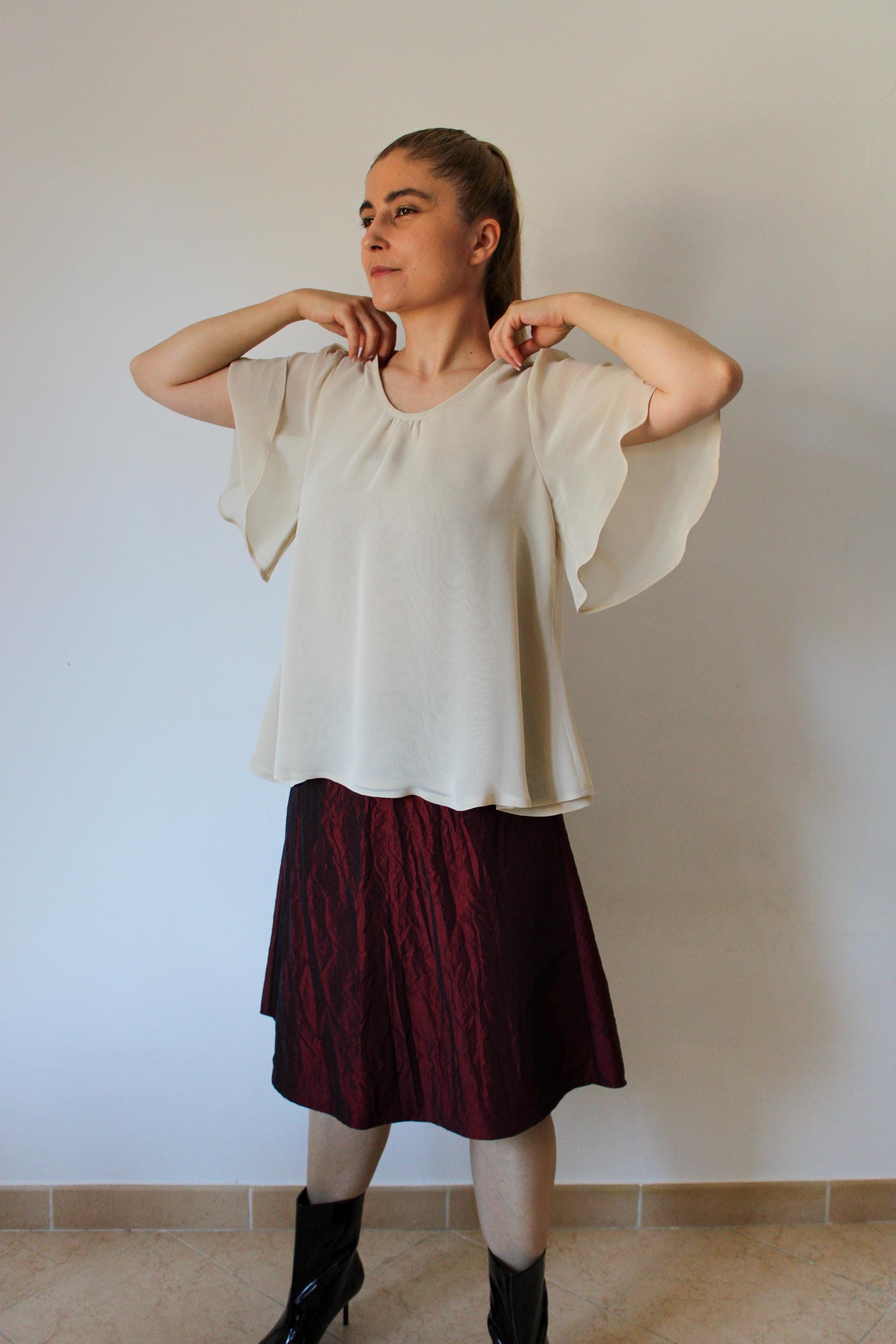 Lined A-line Skirt PDF Sewing Pattern - Sizes 38-54 - Includes Sewing ...