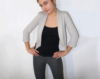 Blazer PDF Sewing Pattern N.7 | Sizes XS-XL | 3/4 sleeved and cropped | with sewing instructions