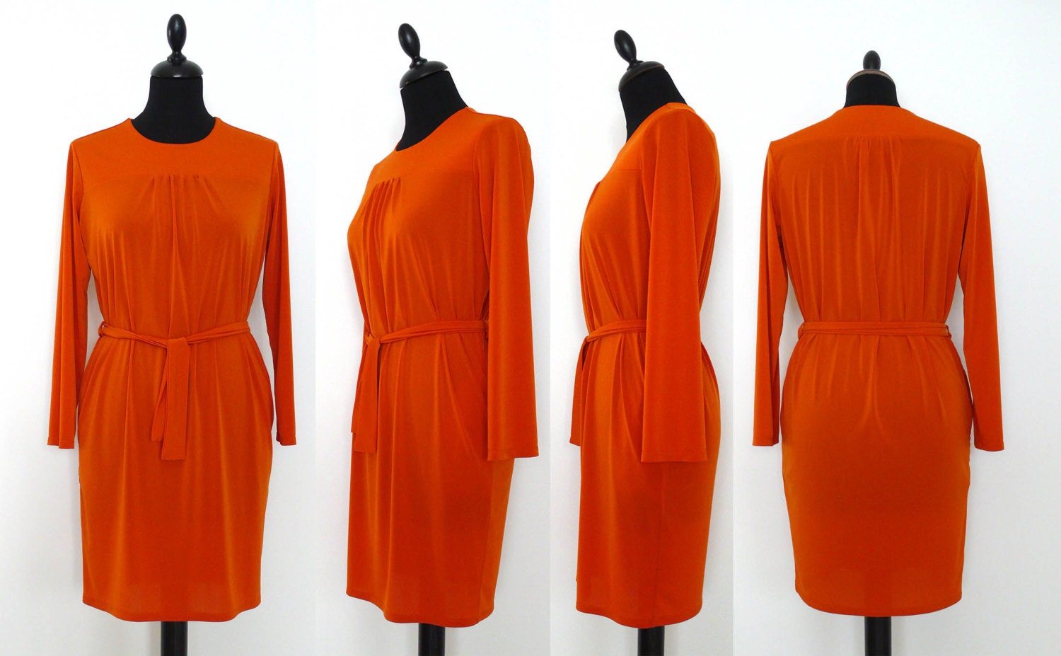 PDF Pattern Women's Jersey / Knit fabric Dress Long/Short Etsy