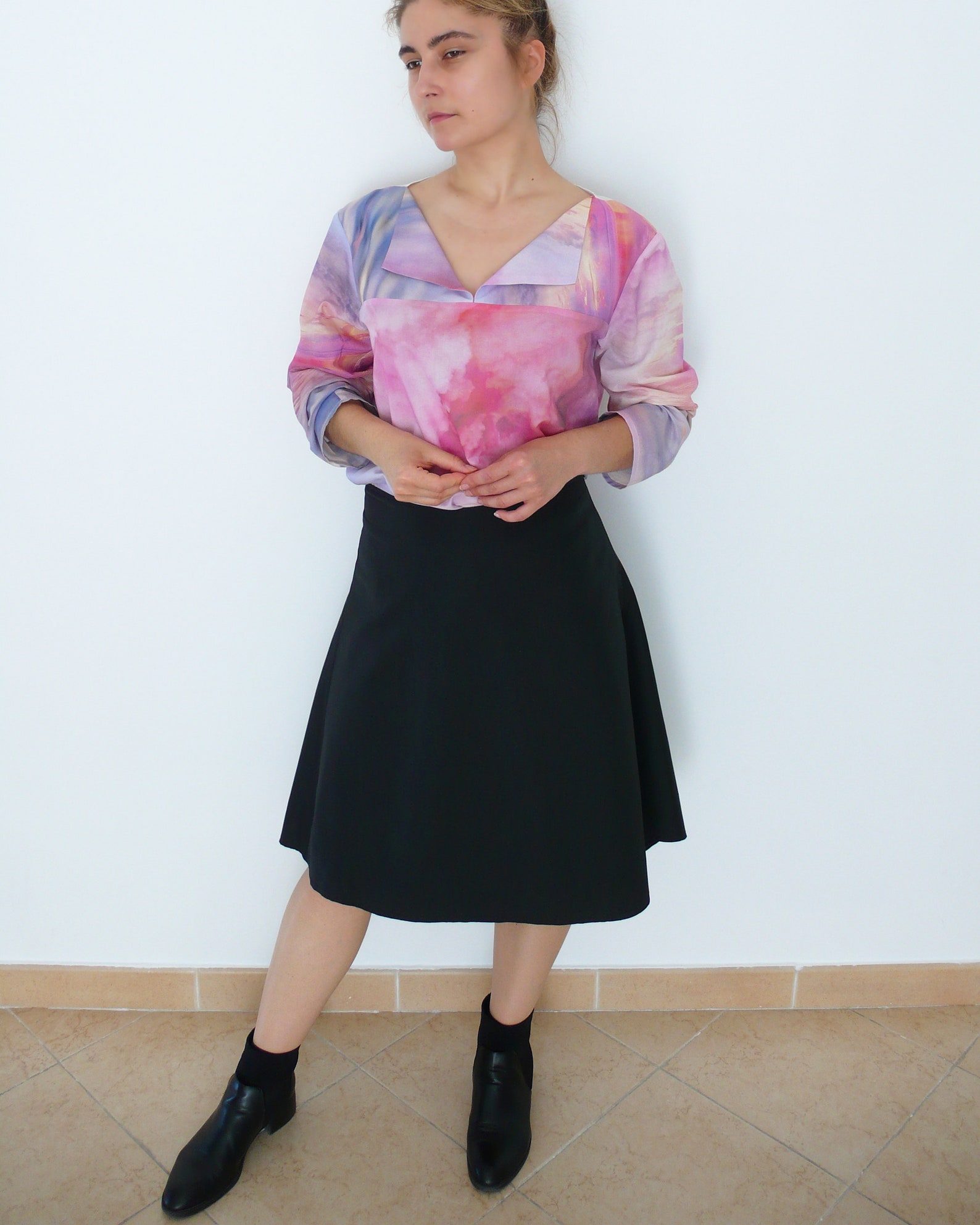 Lined A-line Skirt PDF Sewing Pattern - Sizes 38-54 - Includes Sewing ...