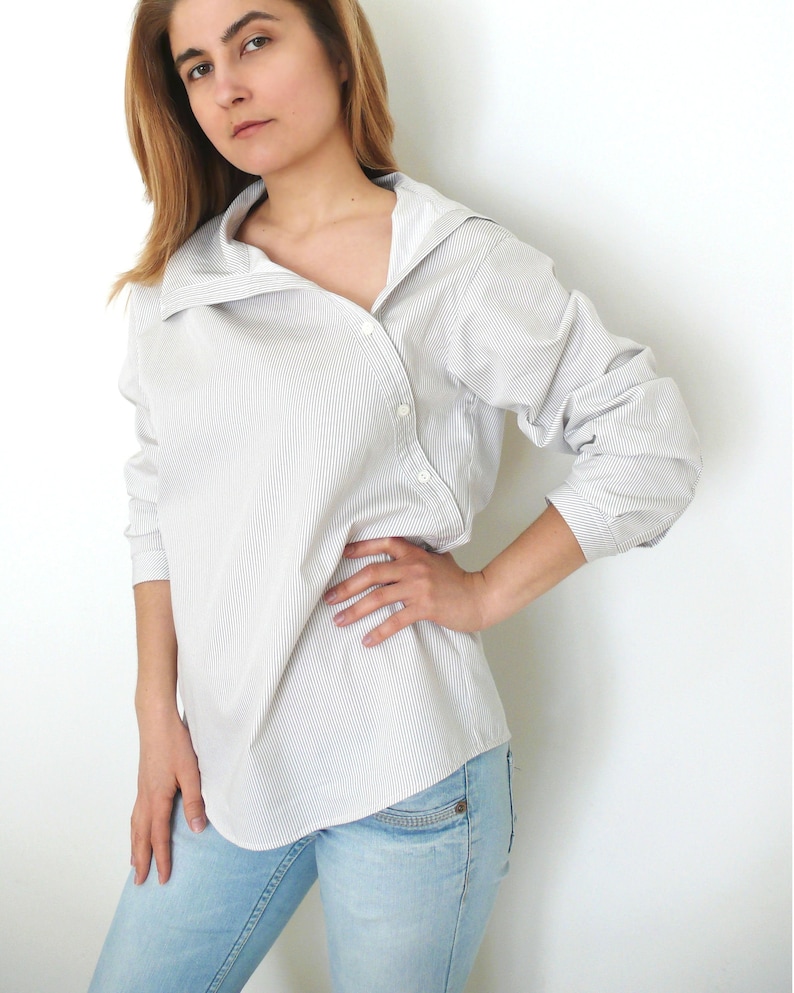 PDF Sewing Pattern Women's Cotton or Linen Shirt Etsy