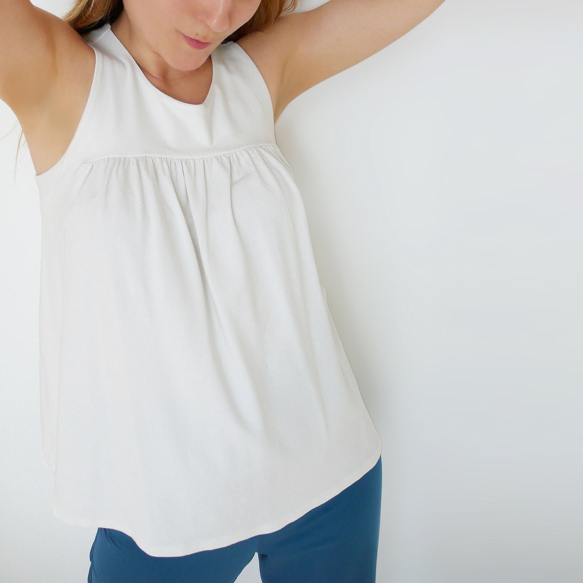 PDF Sewing Pattern Women's Sleeveless Jersey Top sizes Etsy
