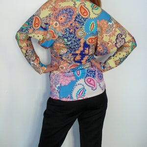 Stretchy V-neck Top and Dress PDF Sewing Pattern for Women N.85, Sizes