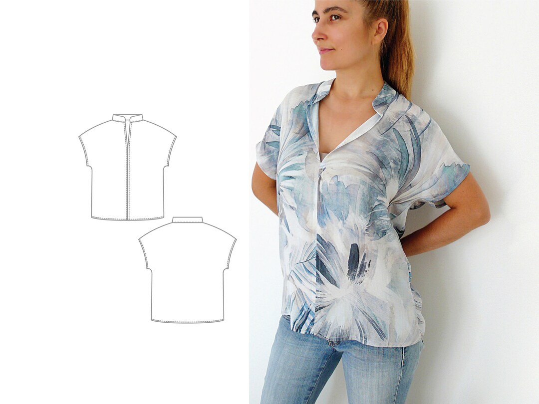 Sleeveless TOP PDF Sewing Pattern for Women N.67 - Etsy