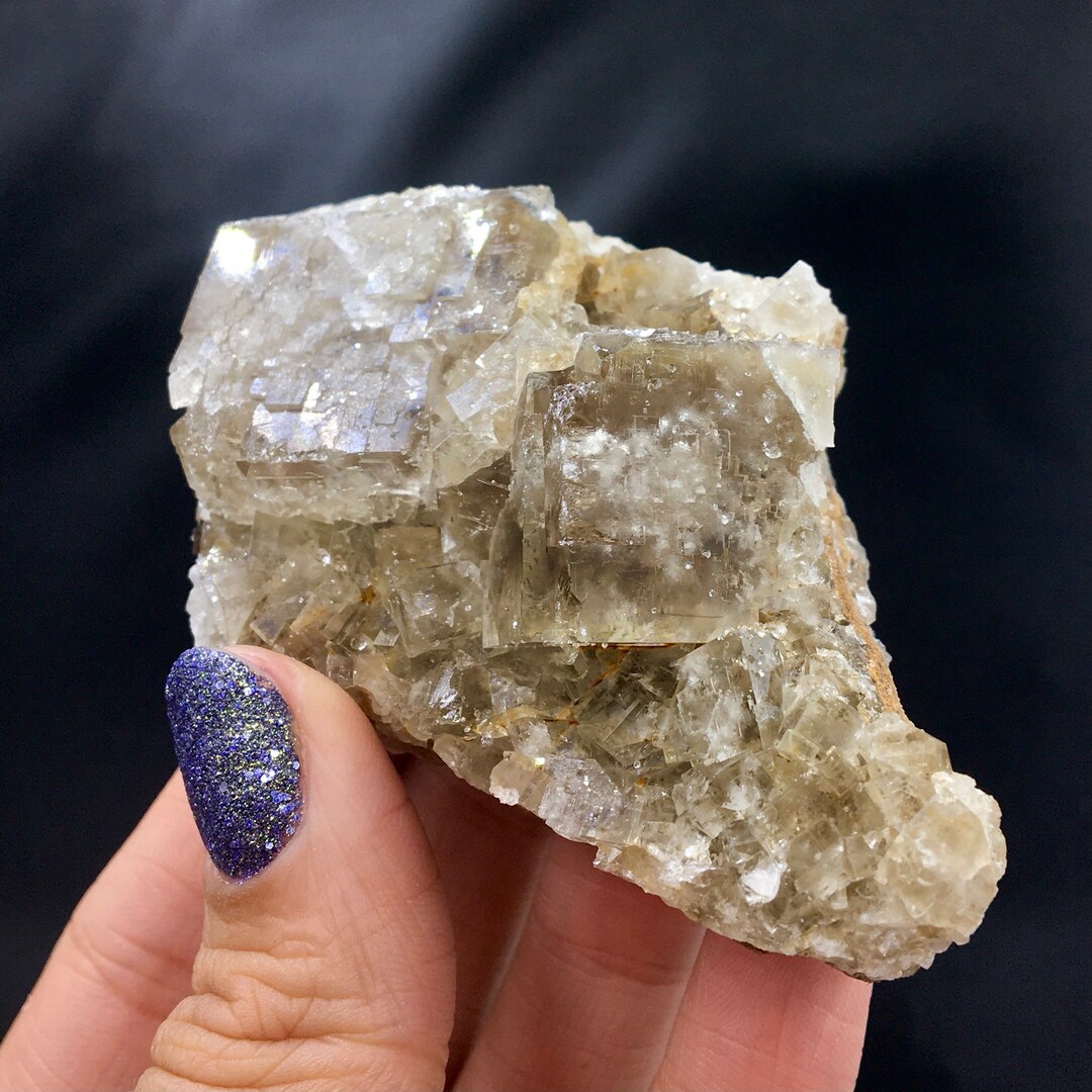 Yellow Fluorite Palest Sherry Lady Annabella Harvest Pocket Fluorescent