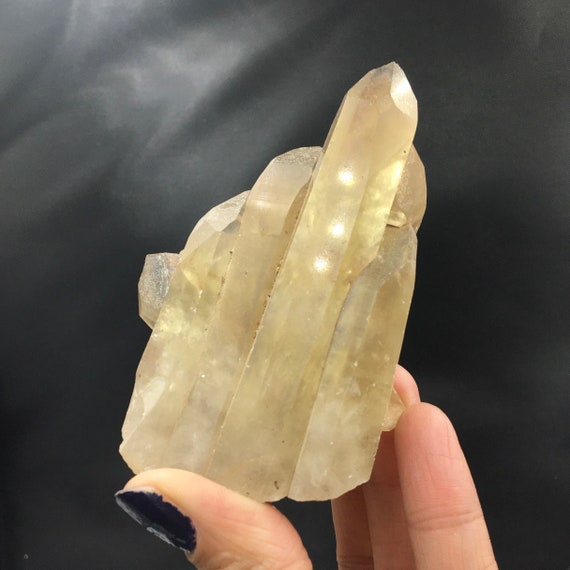 Natural Citrine Golden Yellow Quartz Crystal Cluster Unheated Etsy Uk