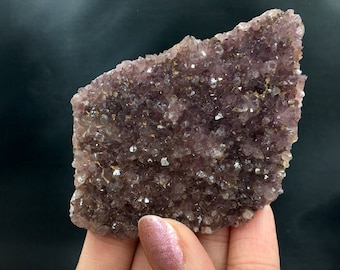 Amethyst Pinkish Purple Dusty Rose Purple Quartz Crystal Cluster Matrix Rocks and Minerals Mineral Specimen Alacam Mine Turkey