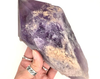 Amethyst Bolivia Soft Ametrine Hints Crystal Point Specimen Cabinet Display Rocks and Minerals Mineral Specimen Bolivia