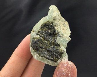 Prehnite Epidote Stilbite Botryoidal Globular Crystal Cluster Rocks and Minerals Mineral Specimen Mali