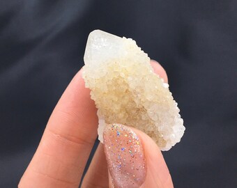 Spirit Quartz White Golden Candle Elestial Small Cluster Healing Crystals Rocks and Minerals Mineral Specimen Jewelry Supply South Africa