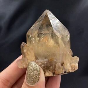 Natural Citrine Kundalini Quartz Phantom Pineapple Unheated Crystal Cluster Rocks and Minerals Lueni Congo DRC