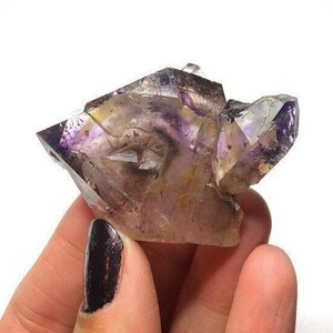 Amethyst DT Shangaan Smoky Purple Golden Red Hematite Needles Phantom Crystal Rocks and Minerals Mineral Specimen Chibuku Zimbabwe image 3