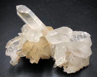 Siderite with Quartz Flower Like Prismatic Carbonate Crystals Rocks and Minerals Aesthetic Cluster Mineral Specimen Pakistan