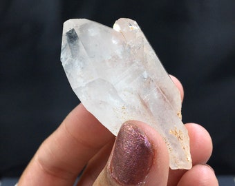 Clear Quartz Milky Medium Twinning Crystal Cluster Rock Crystal Rocks and Minerals Mineral Specimen Twin Creeks Mine Mt Ida Arkansas SELF9