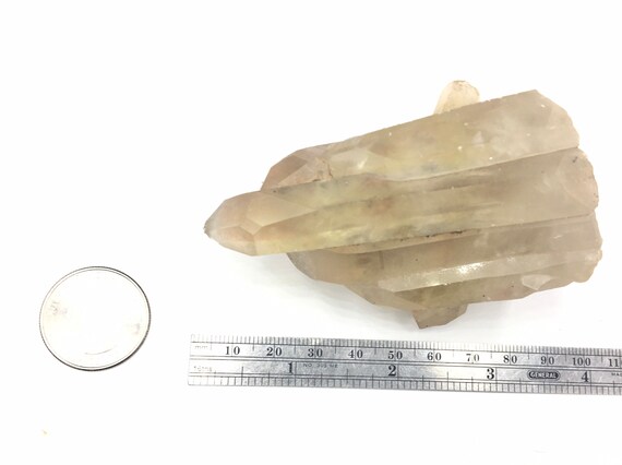 Natural Citrine Golden Yellow Quartz Crystal Cluster Unheated Etsy