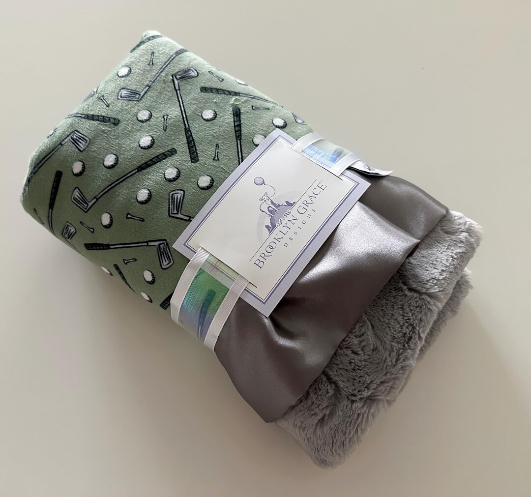 Golf Green Print Pattern Hooded Blanket main image 1