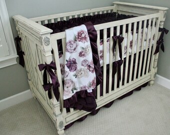 plum crib sheet
