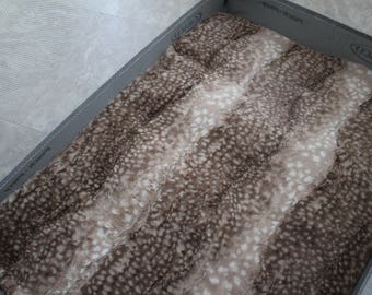Fawn Minky Pack n Play Crib Sheet: Woodland Baby Bedding