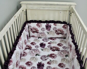 plum crib sheet