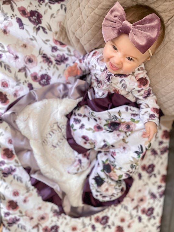 Baby girl blankets sale sale