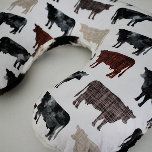 Cow Pillow Etsy