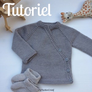 Tuto Tu 037 Naissance Pdf Tricot Bebe Ensemble Astrakan Etsy