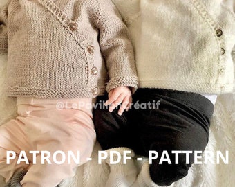 Tutoriel brassière cache coeur bébé, brassière bébé, cache-coeur bébé, tutoriel tricot pour bébé, tricot pour bébé, patron brassière,