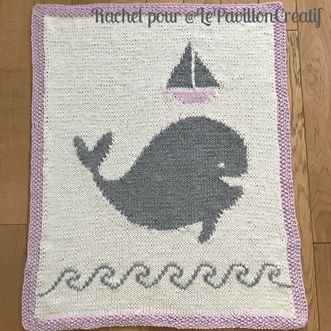 Whales blanket baby blanket whale pattern whales knit Etsy España