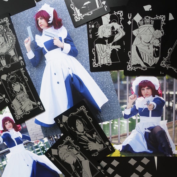 Mey-Rin Assassin Maid Black Butler Kuroshitsuji Cosplay Prints - Kawaii 黒執事, Manga, Anime