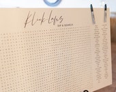 Giant Word Search Sign / Wedding Reception Game Board / Wedding Word Hunt / Word Search Print