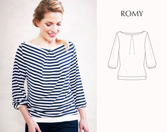 Schnittmuster eBook ROMY Shirt