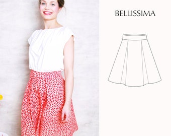 Sewing pattern eBook BELLISSIMA skirt