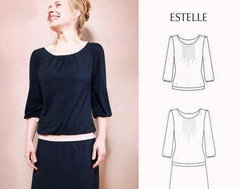 Schnittmuster eBook ESTELLE Kleid & Shirt