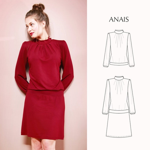 Schnittmuster eBook ANAIS Kleid & Shirt