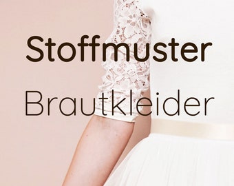 Stoffmuster Brautkleider & Braut Zweiteiler