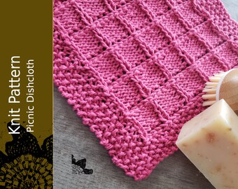 Picnic Dishcloth PDF Pattern