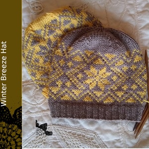 Winter Breeze Hat PDF Pattern