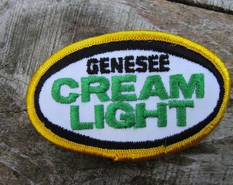 GENESEE BEER Cream Ale Dundee nos STICKER decal craft beer brewery brewing