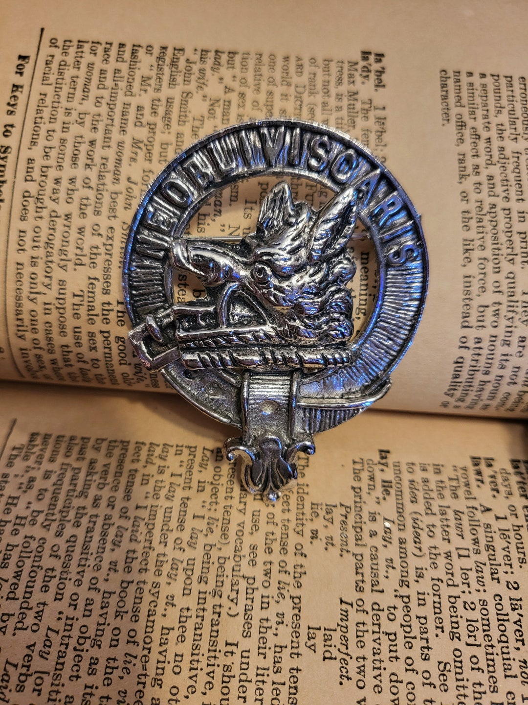 Clan Campbell NE OBLIVISCARIS Boars Head Scottish Scotland Etsy